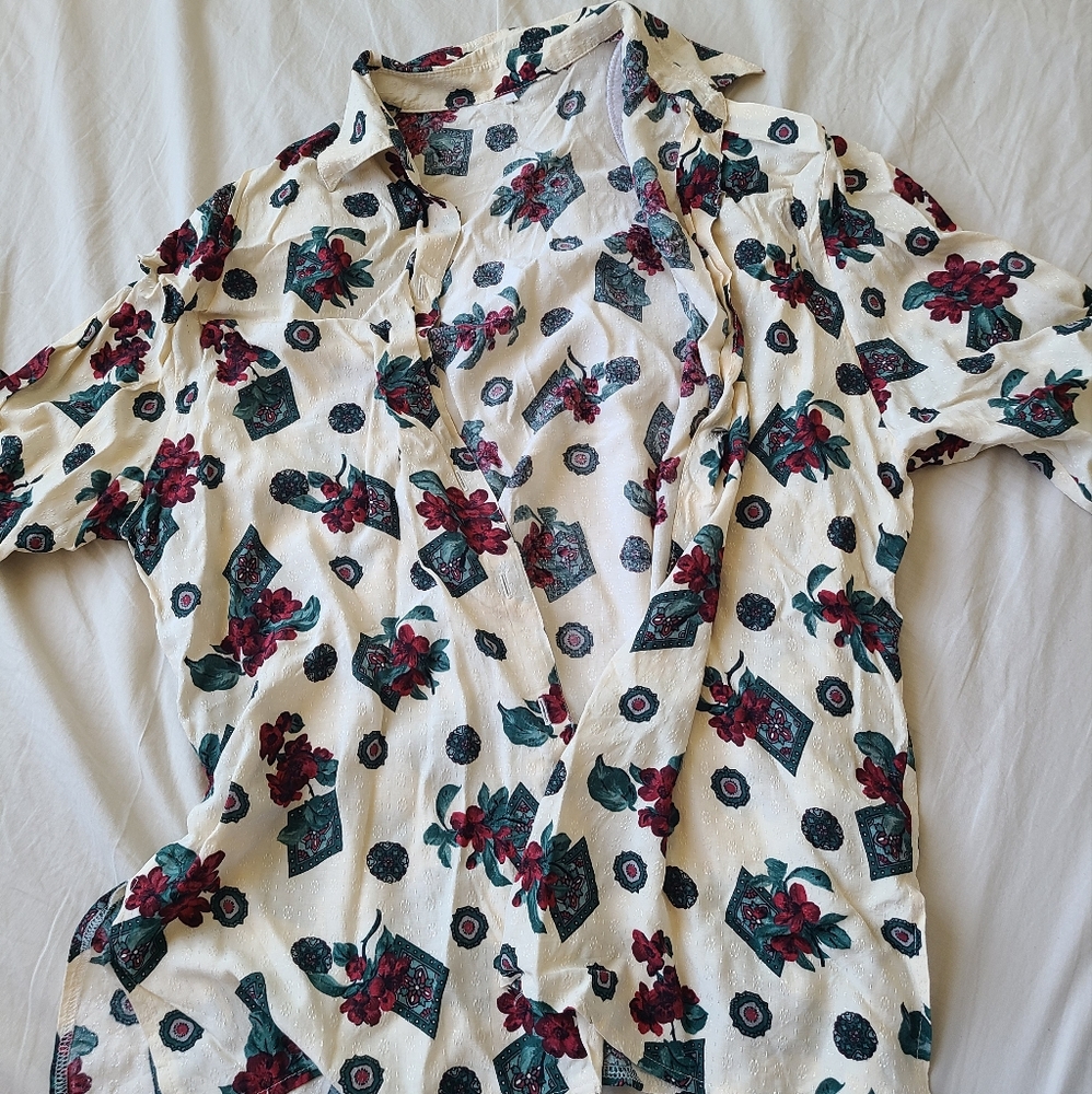 LUXURY FLANNEL/COLLARED LONG SLEEVE BUTTON DOWN FROM PARIS